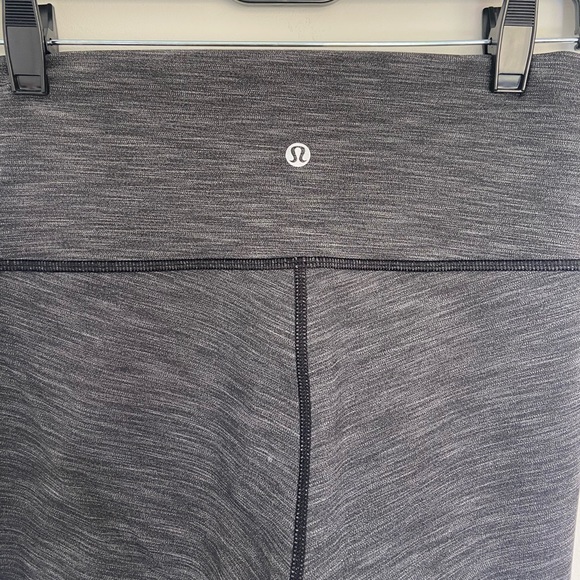 Lululemon High Rise Heather Grey Tights - Picture 2 of 3